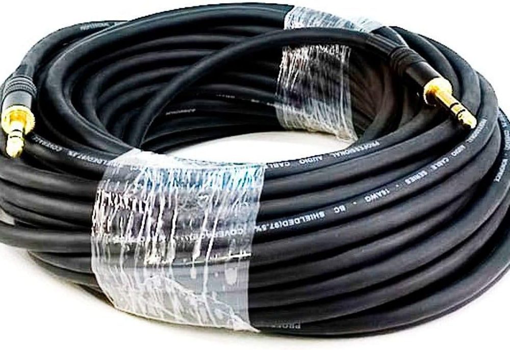 Monoprice 1/4-Inch TRS Male to Male Cable - 25 Feet - Black, 16AWG, Gold Plated - Premier Series - Image 6