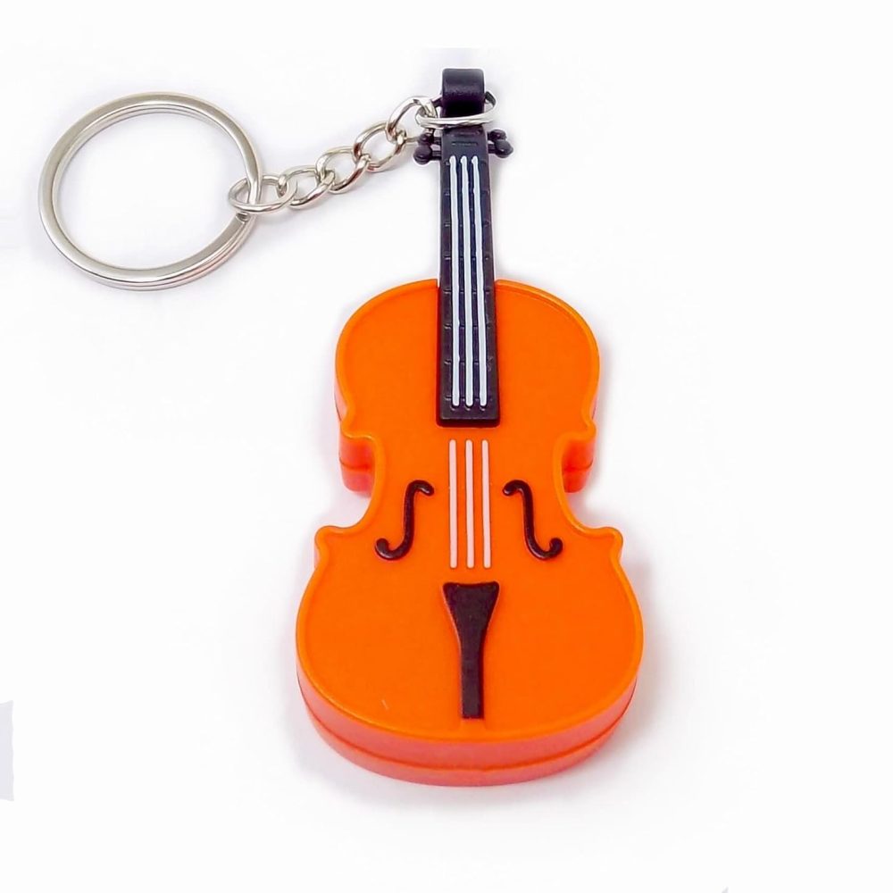 MunnyGrubbers - Original World's Smallest Violin Toy Keychain With Playable Sad Music - Tiny Mini Violin Keychain with Sound - Image 4